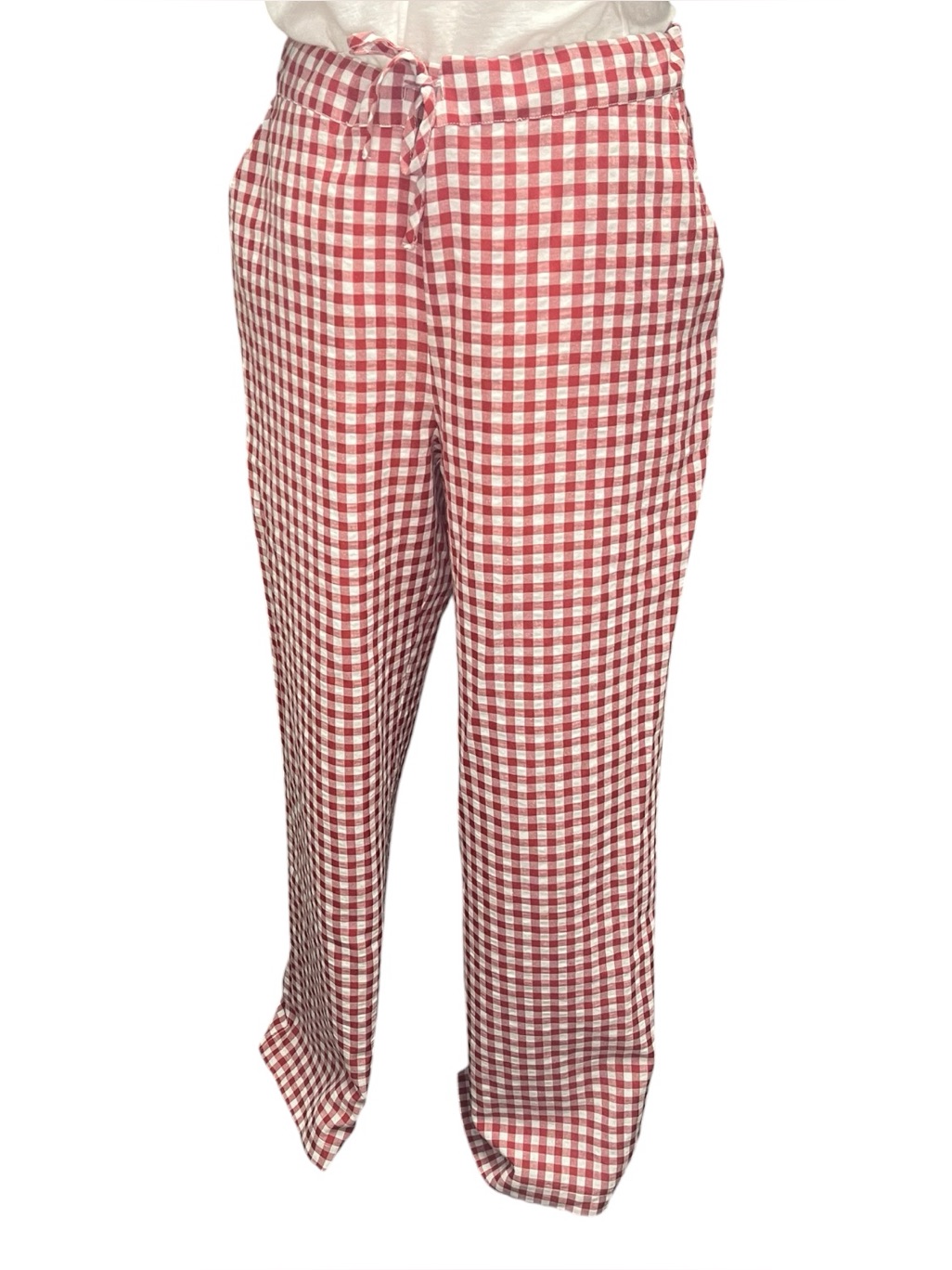 Sonderhaus Gingham Cotton Pant